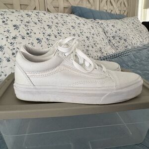 White womens vans